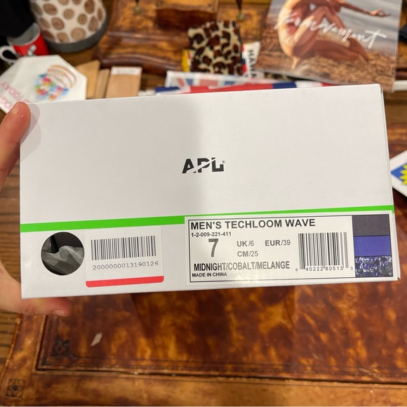 NWT APL Athletic Propulsion Labs Techloom Wave Blue Running Shoes M 7 / W 9 - Picture 2 of 16